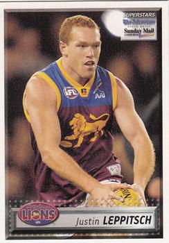 2003 Select The Advertiser-Sunday Mail AFL #62 Justin Leppitsch Front